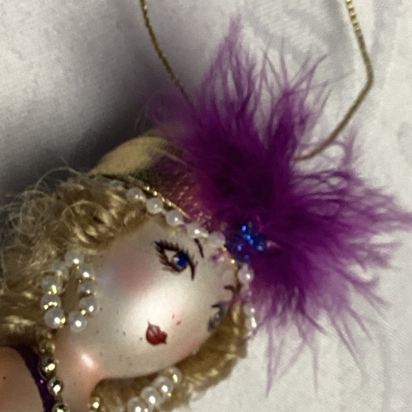 DOLLS OF ELEGANCE. ORNAMENT. . BEAUTIFUL RARE 🌹 FLAPPER - Picture 3 of 10